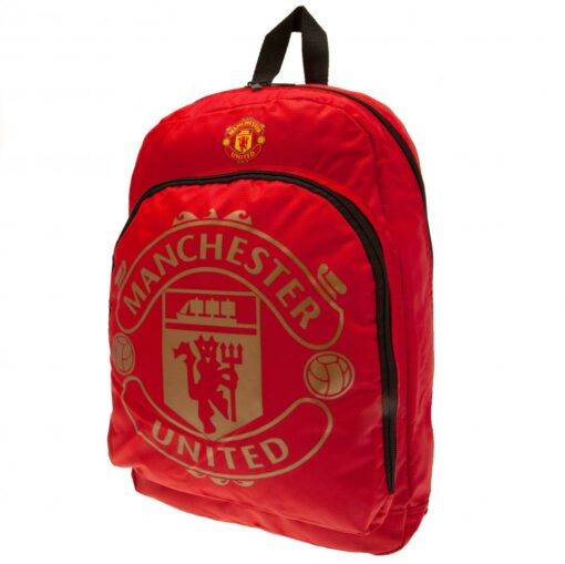 Ruksak Manchester United CR červený s logom