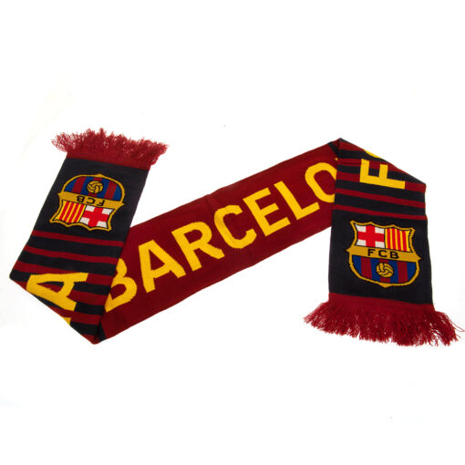 Šál FC Barcelona bordový s logom