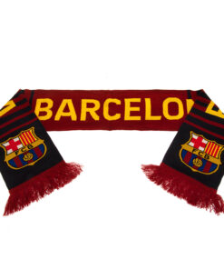 Šál FC Barcelona bordový s nápisom