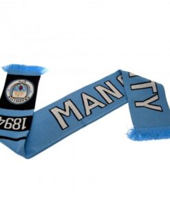 Šál Manchester City modro-čierny rok založenia 1894