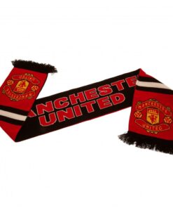 Šál Manchester United červeno-čierny s logom