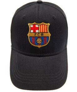 Kšiltovka FC Barcelona s logem tmavě modrá suchý zip
