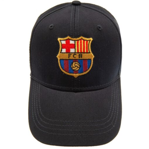 Kšiltovka FC Barcelona s logem tmavě modrá suchý zip