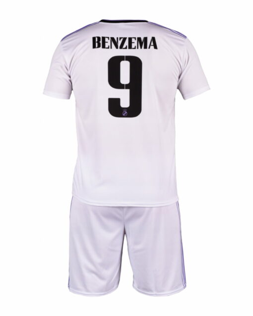 Dětský dres Benzema Real Madrid 2022-23 replika bílý