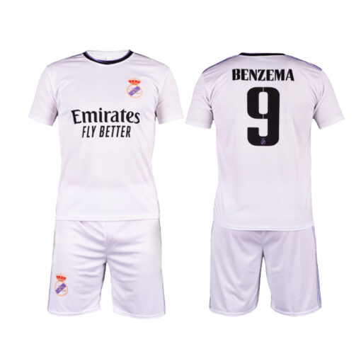 Detský dres Benzema Real Madrid 2022-23 replika sada