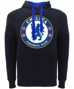 Mikina Chelsea s logom tmavomodrá