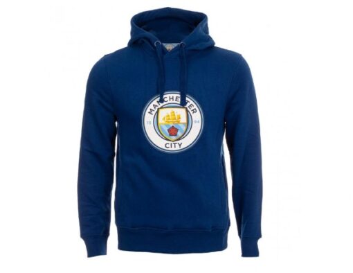 Mikina Manchester City s logom tmavomodrá 2024