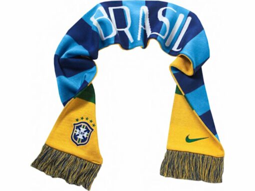 Šál Brazília Nike žltý a modrý