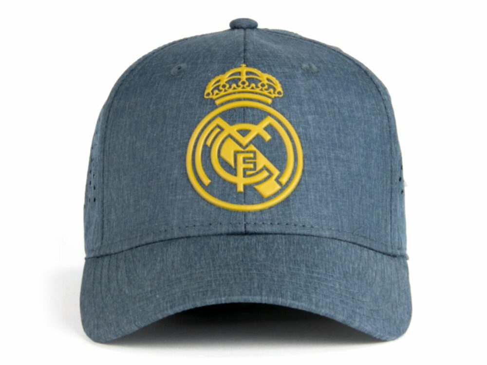Kšiltovka Real Madrid s logem šedo-žlutá