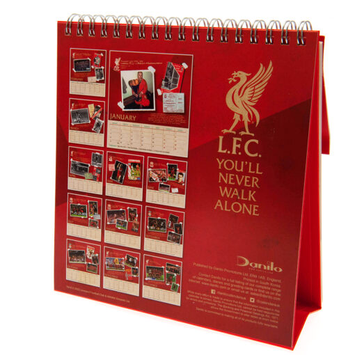 Stolový Kalendár Liverpool 2023 mesiace