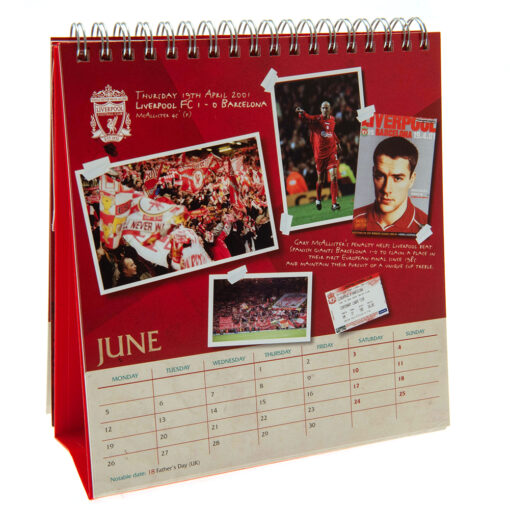 Stolový Kalendár Liverpool 2023 momenty