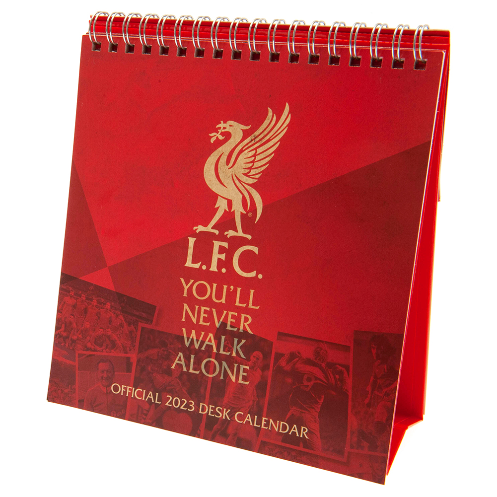 Stolní kalendář Liverpool 2023