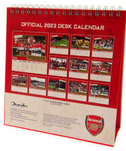 Stolní kalendář Arsenal 2023 top momenty měsíčně