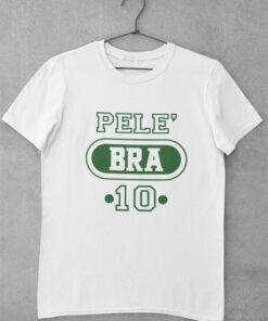 Tričko Pelé Brazilía 10 biele