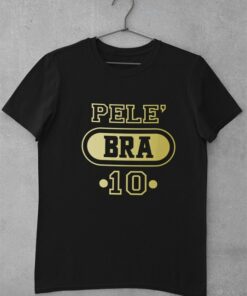 Triko Pelé Brazilía 10 černé