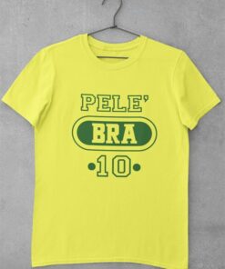 Triko Pelé Brazilía 10 žluté