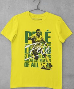 Tričko Pelé Legend žlté