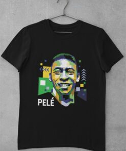 Tričko Pelé abstract čierne