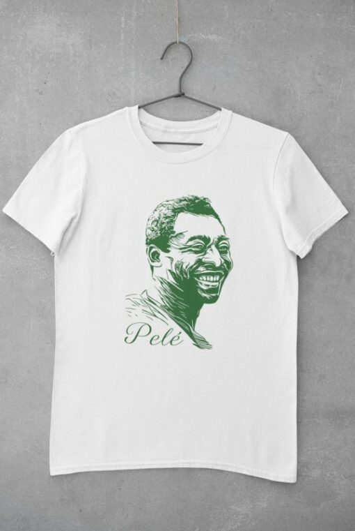 Triko Pelé bílo-zelené