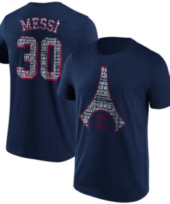 Dětské triko Messi PSG 30 Eiffel