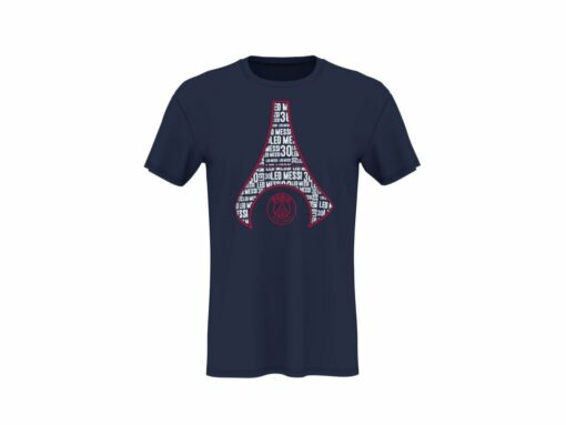 Detské tričko Messi PSG 30 Eiffel - predná strana