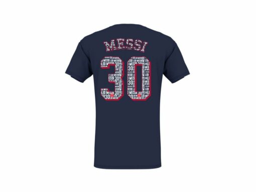 Dětské triko Messi PSG 30 Eiffel - zadní strana