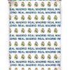 Plachta Real Madrid 90x200 Bílá