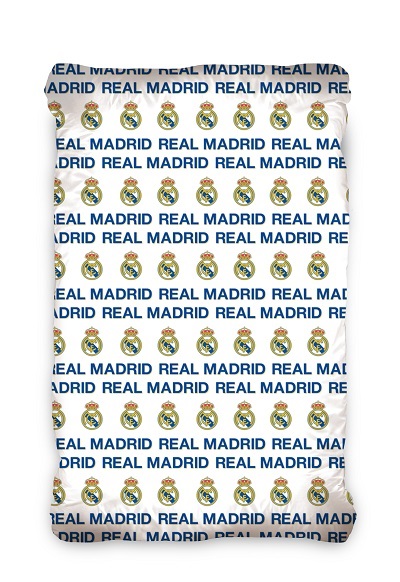 Prostěradlo Real Madrid 90x200 bílé