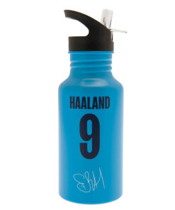 Fľaša Manchester City Haaland 9 s podpisom