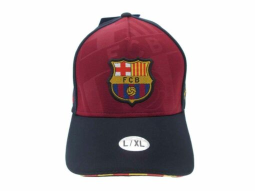Šiltovka FC Barcelona S Logom Bordová
