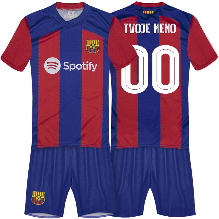 Dětský dres FC Barcelona 2023/24 s možností potisku
