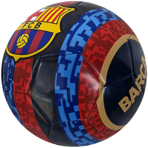 Lopta FC Barcelona s logom klubu s nápisom Barca