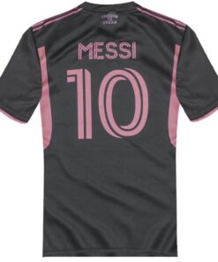 Dětský dres Messi Miami 23-24 replika černý - jméno a číslo