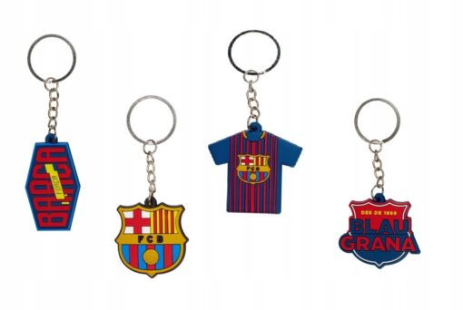 Gumové klíčenky FC Barcelona