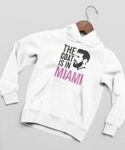 Mikina Messi Miami Goat bílá