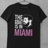 Triko Messi Miami Goat černé