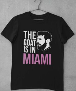 Tričko Messi Miami Goat čierne