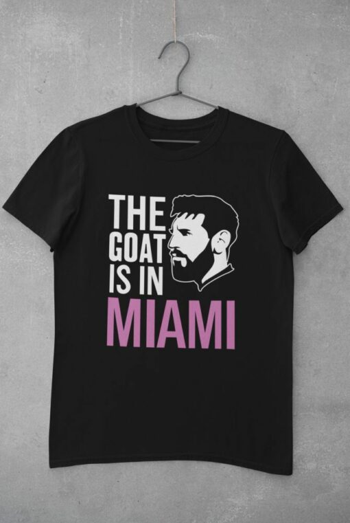 Tričko Messi Miami Goat čierne