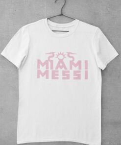 Triko Messi Miami bílé