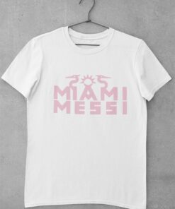Tricko Messi Miami biele