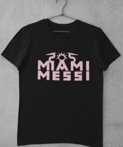 Tričko Messi Miami čierne