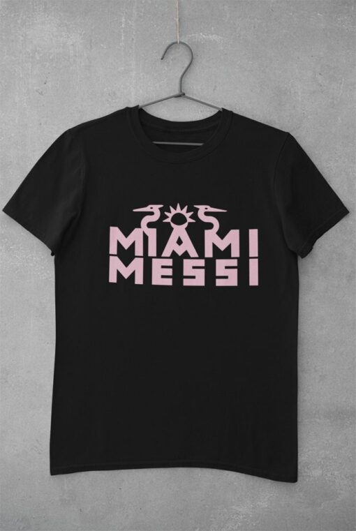Triko Messi Miami černé