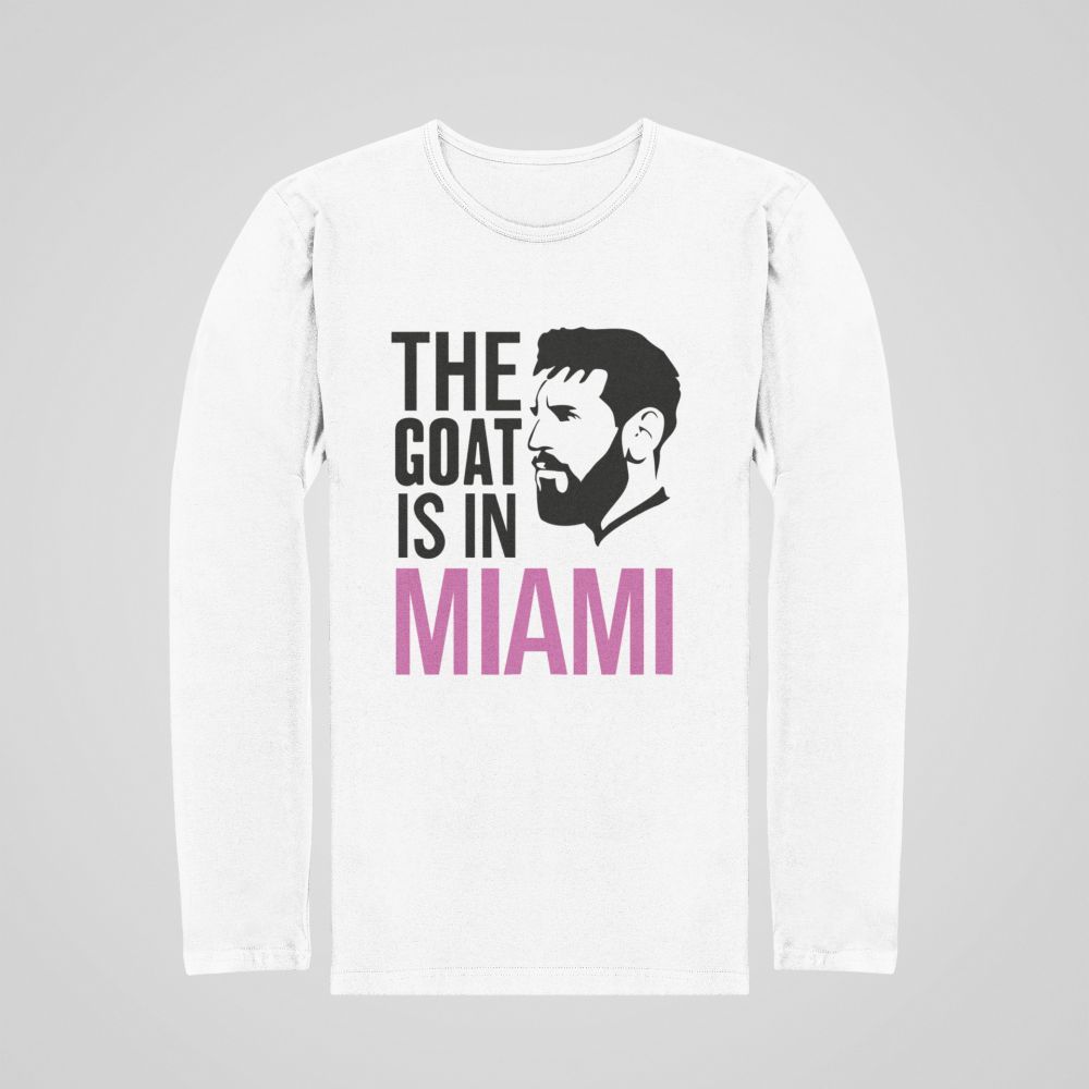 Tričko s dlouhým rukávem Messi Miami Goat