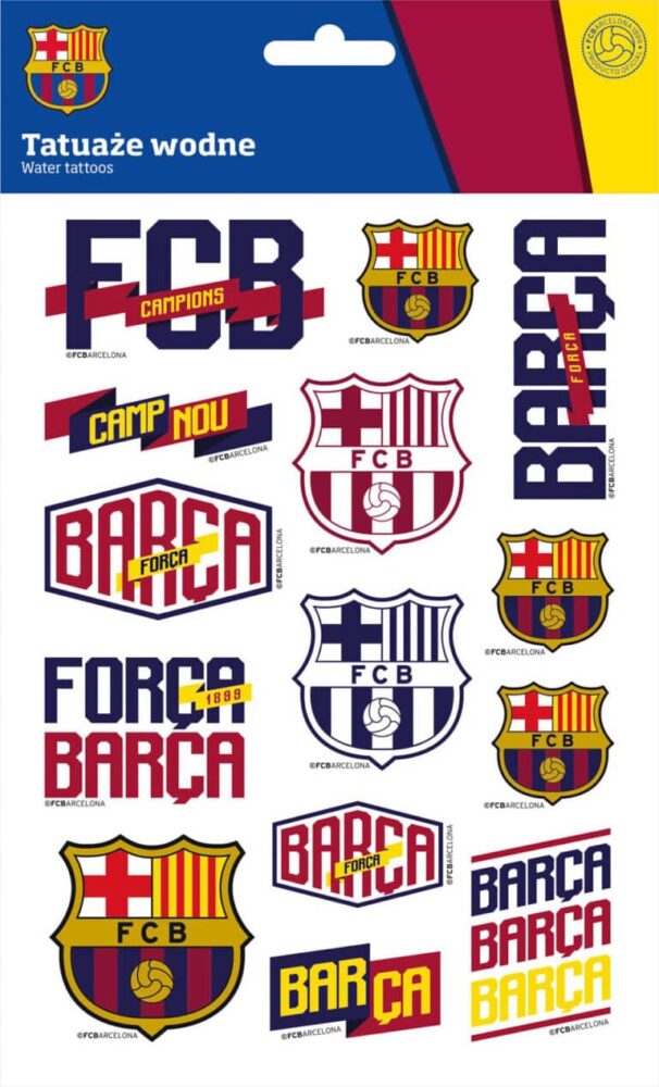 Vodní tetování FC Barcelona