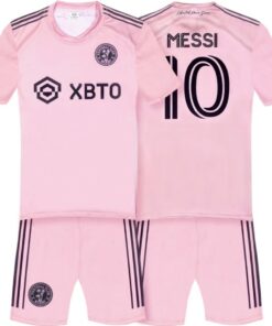 Dětský dres Messi Miami 2023 růžový