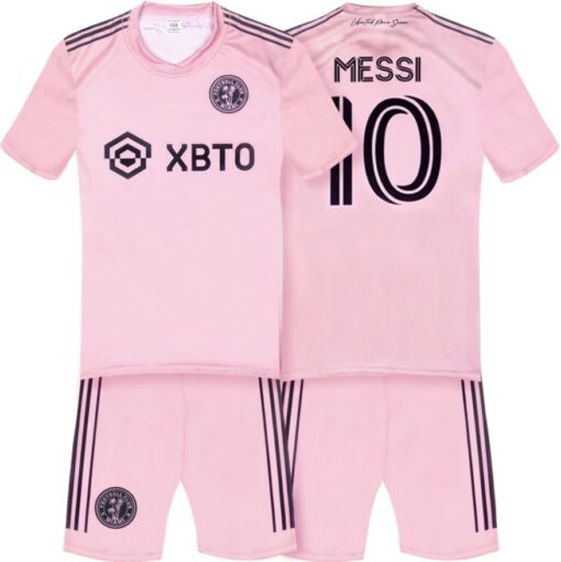 Detský dres Messi Miami 2023 ružový