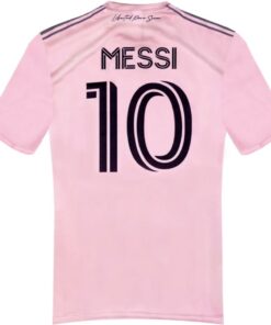Dětský dres Messi Miami 2023 růžový - číslo 10