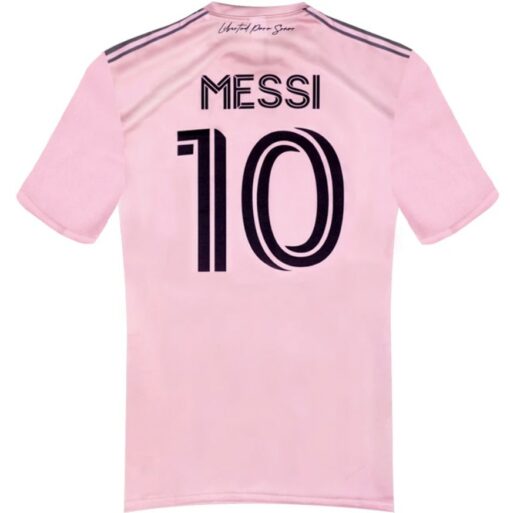 Dětský dres Messi Miami 2023 růžový - číslo 10