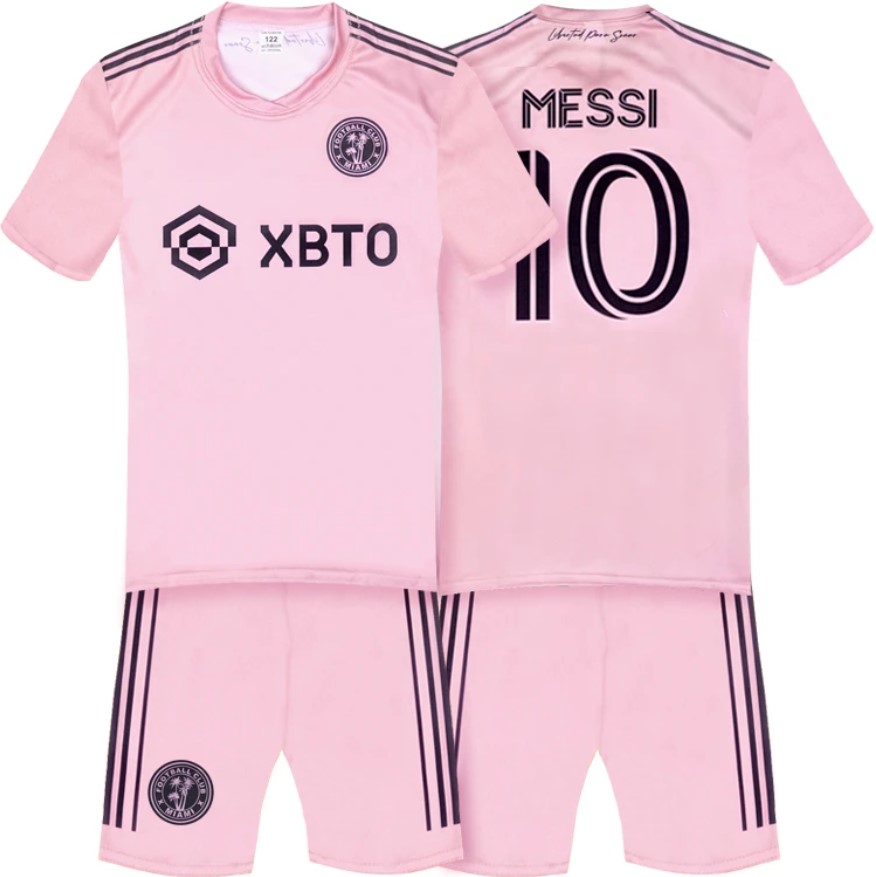 Dětský dres Messi Miami 2023/24 replika růžový