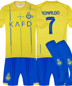 Dětský dres Ronaldo Al Nassr 2023-24 replika se štulpnami